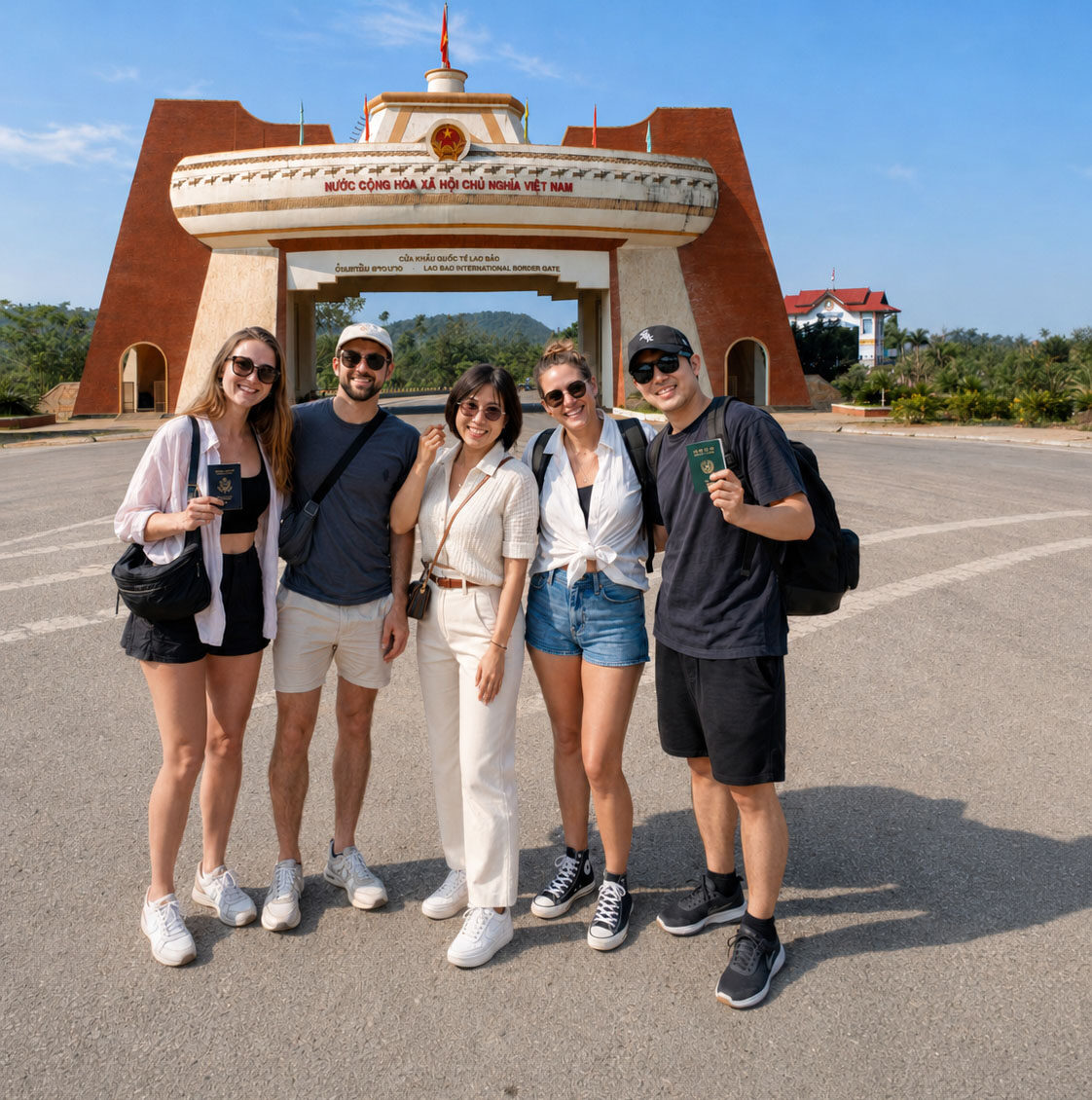 Another successful border trip with our happy passengers.