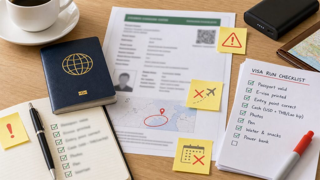 Common document mistakes before a Lao Bao border visa run